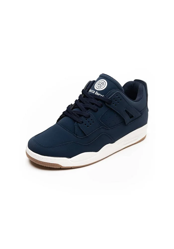 Bacca Bucci Blue Ultraforce Mid-Top Retro Fashion Athletic Sneakers for Men | Best Price UAE